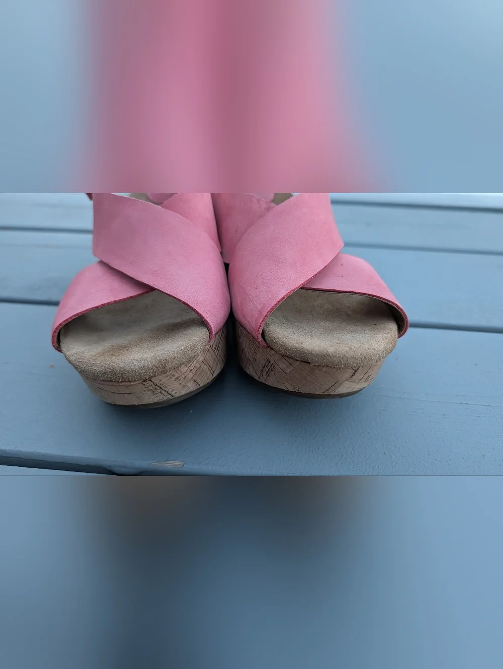 Clarks Women’s Pink Slingback SandaL Sz 8.5
